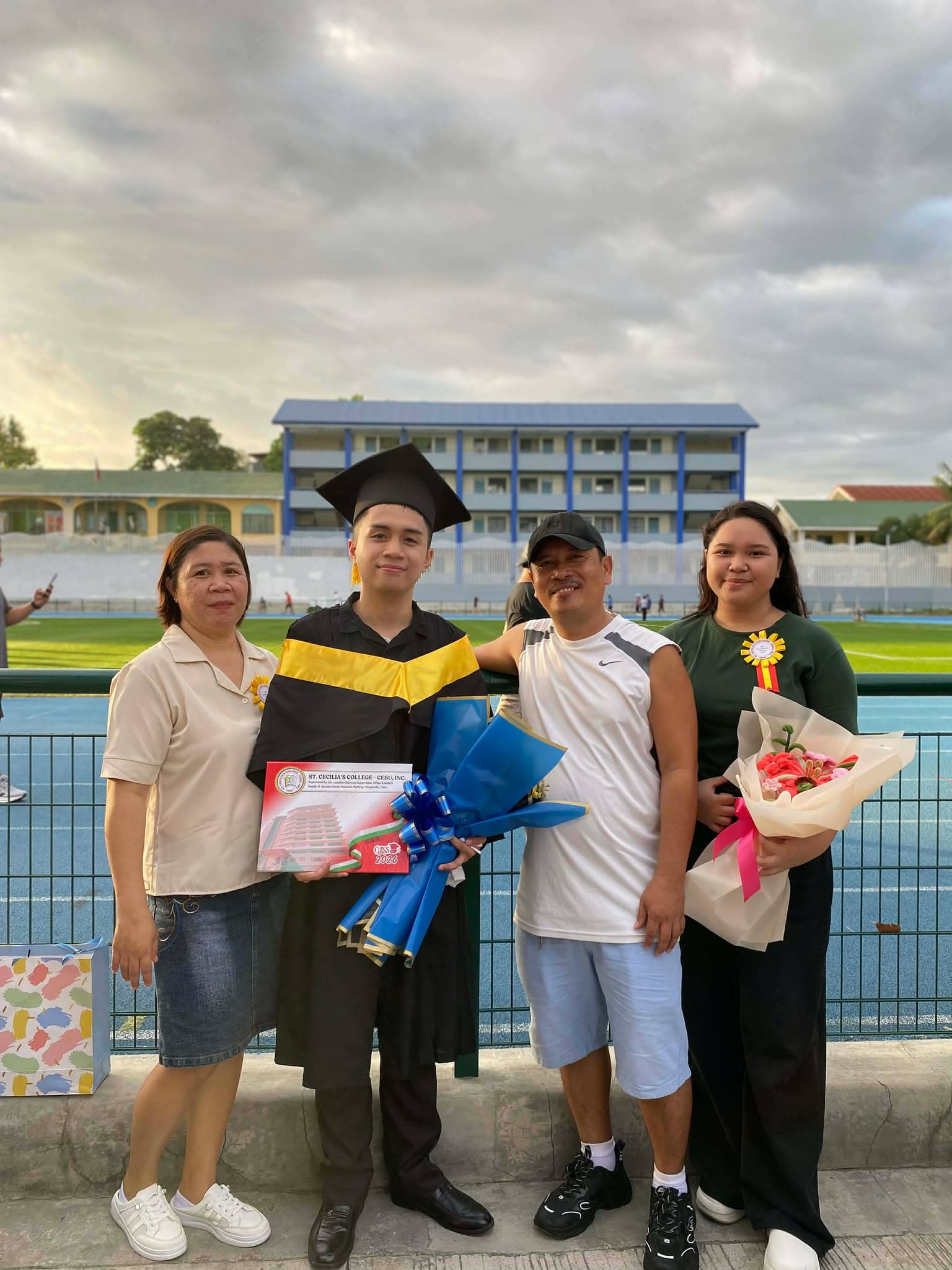 After Graduation Pic with Family